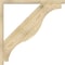 Ekena Millwork Funston Block Rough Sawn Bracket w/ Offset Brace, Douglas Fir, 4"W x 40"D x 40"H BKT0402X40X40FST05RDF - alternate 4